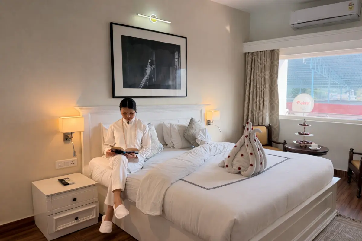 Deluxe Rooms at Sanskriti Vedic Retreat Ramjhula Rishikesh India